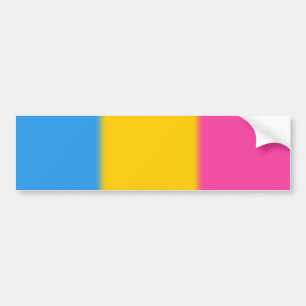 Adesivo Para Carro Versão Pansexual 2 da bandeira do orgulho de Fall