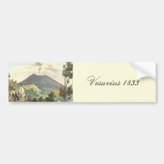 Adesivo Para Carro Vesúvio Ative Volcano 1832 Nápoles Itália