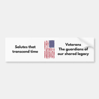 Adesivo Para Carro Veteran Bumper Sticker - Legado Compartilhado