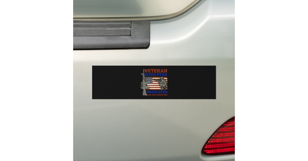 Adesivo Veterano Esercito Americano Impermeabile - Die Cut D127, Nuovo