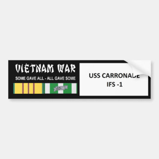 ADESIVO PARA CARRO VETERANO DE GUERRA DO VIETNAME DE USS CARRONADE