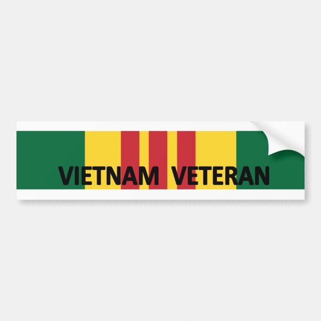 Adesivo Para Carro Veterano de Vietnam (Frente)