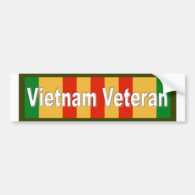 Adesivo Para Carro Veterano de Vietnam (Frente)