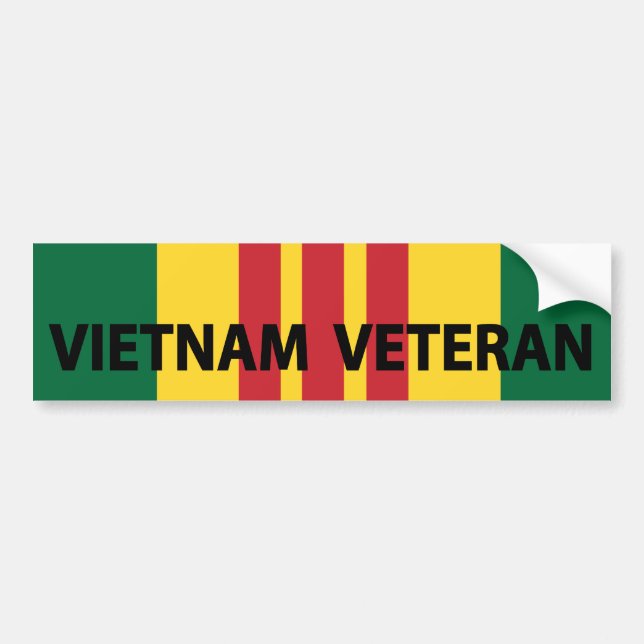 Adesivo Para Carro Veterano de Vietnam (Frente)