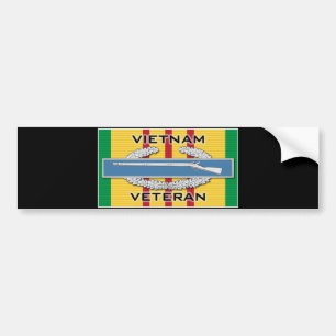 Adesivo Para Carro Veterano do CIB Vietnam