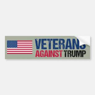 Adesivo Para Carro Veteranos Contra Trump Político