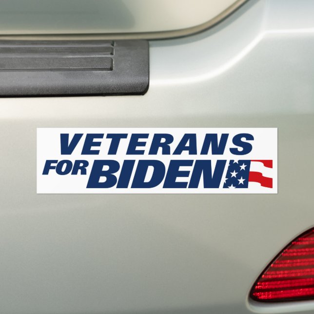 Adesivo Para Carro Veteranos para Biden 2024 (No carro)