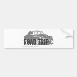 Adesivo Para Carro Viagem de Carro Antigo
