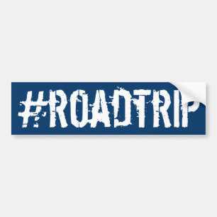 Adesivo Para Carro Viagem de estrada Hashtag