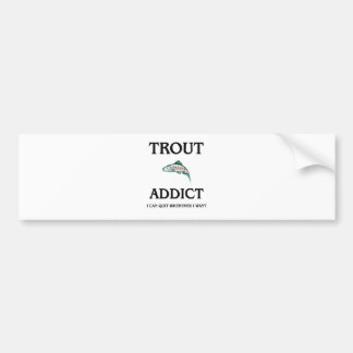 Adesivo Para Carro Viciado da truta