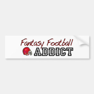 Adesivo Para Carro Viciado do futebol da fantasia