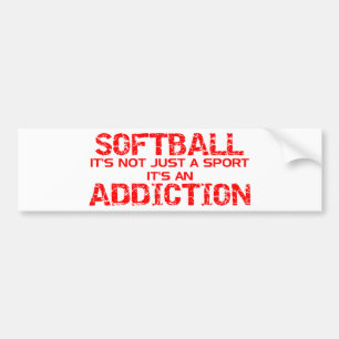 Adesivo Para Carro Vício do softball