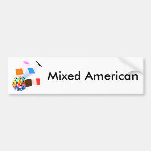 Adesivo Para Carro Vida americana misturada