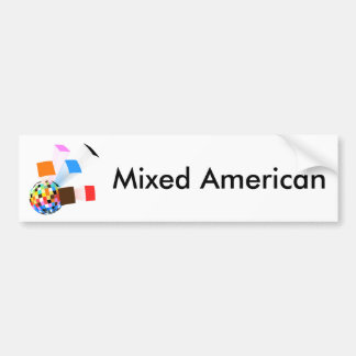 Adesivo Para Carro Vida americana misturada
