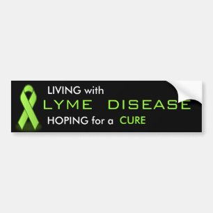 Adesivo Para Carro Vida com a doença de Lyme