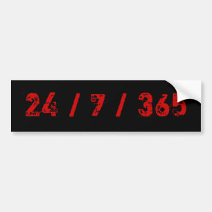 Adesivo Para Carro vida de 24/7/365 sapadores-bombeiros