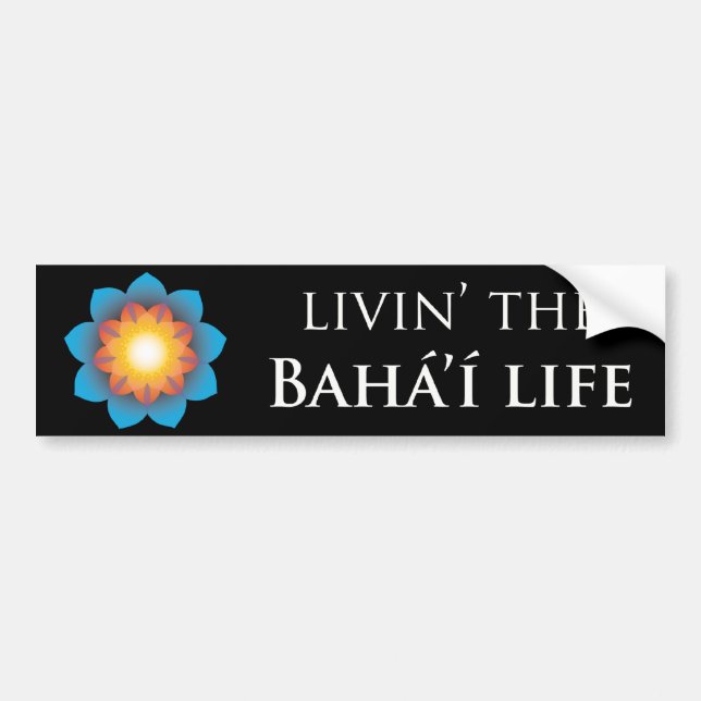 Adesivo Para Carro Vida de Livin Bahá'í (Frente)