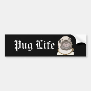 Adesivo Para Carro Vida do Pug