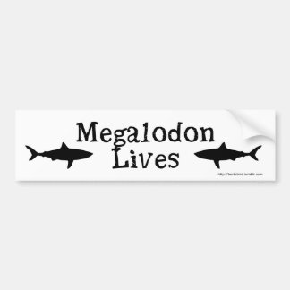 Adesivo Para Carro Vidas de Megalodon!  Autocolante no vidro traseiro