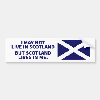 Adesivo Para Carro Vidas de Scotland em mim autocolante no vidro