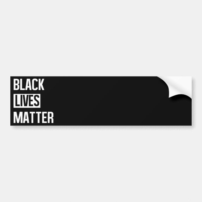 Adesivo Para Carro Vidas Negras Importam (Frente)