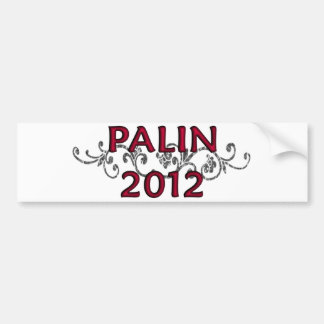 Adesivo Para Carro Videira 2012 de Palin Bumpersticker