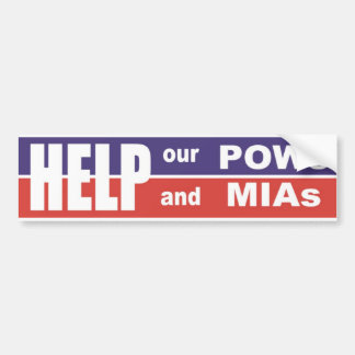 Adesivo Para Carro Vietnã Ajuda nossos POWs e MIAs Bumper Sticker