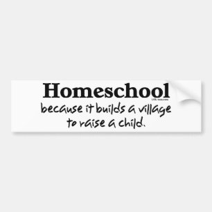 Adesivo Para Carro Vila de Homeschool