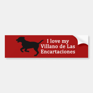 Adesivo Para Carro Villano de Las Encartaciones Dog Love