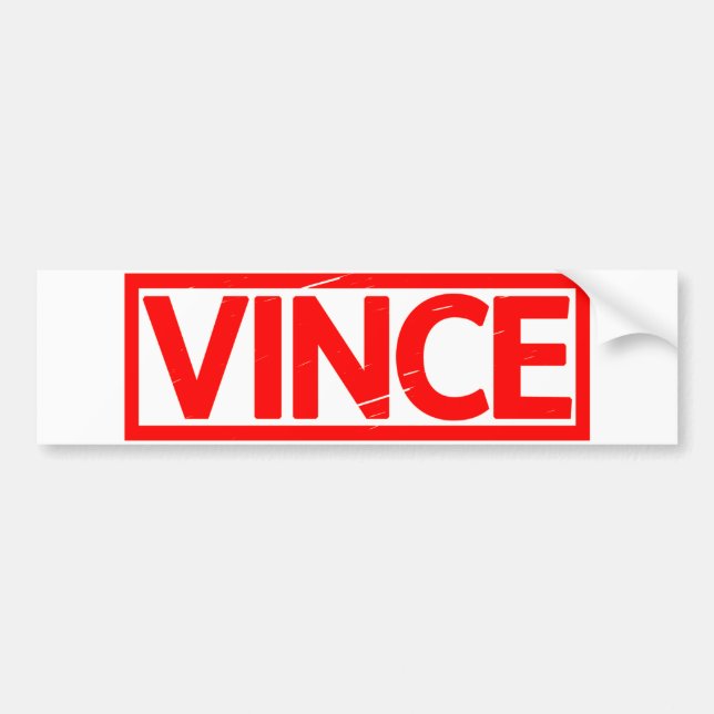 Adesivo Para Carro Vince Stamp (Frente)