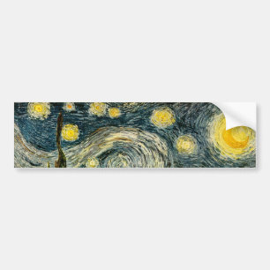 Adesivo Para Carro Vincent van Gogh's The Starry Night (1889)