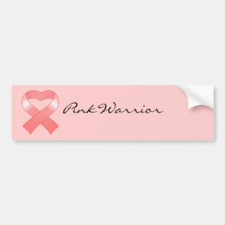 Adesivo Para Carro Vinheta-ampola de coração de fita rosa
