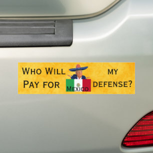 Adesivo Para Carro Vinheta-ampola Trump Defense