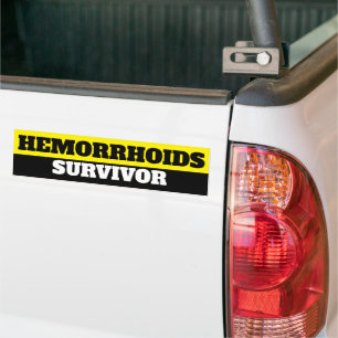 Adesivo Para Carro Vinheta-Bomba de Sobrevivência Hemorroida