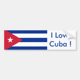 Adesivo Para Carro Vinheta com Bandeira de Cuba