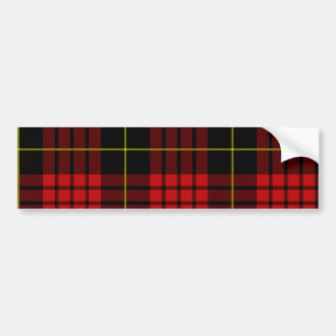 Adesivo Para Carro Vinheta de bombeiros Red Tartan