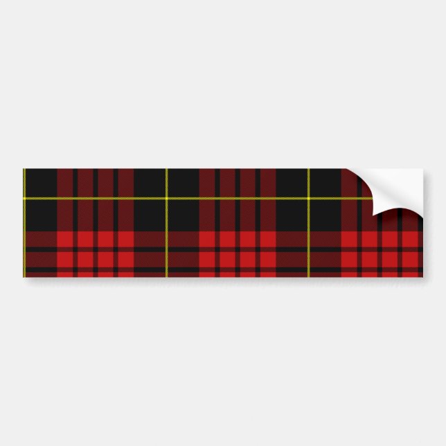 Adesivo Para Carro Vinheta de bombeiros Red Tartan (Frente)
