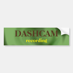 Adesivo Para Carro Vinheta de Bumper Dashcam