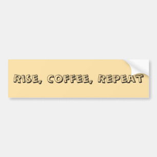 Adesivo Para Carro Vinheta de Bumper de Coffee Quote