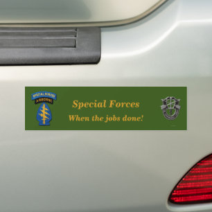 Adesivo Para Carro Vinheta para Bumper das Forças Especiais