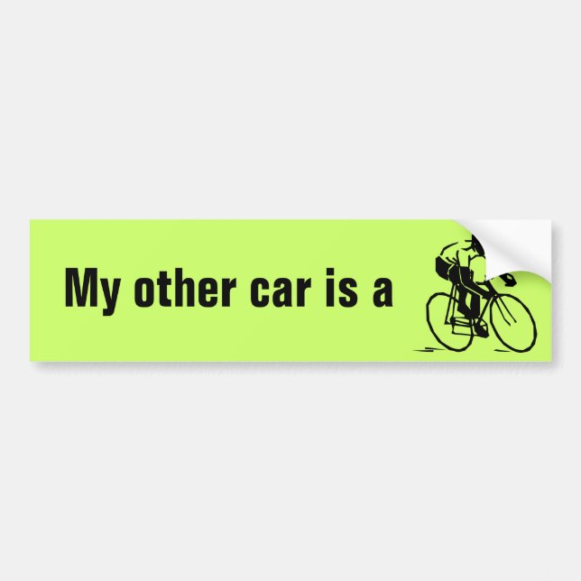 Adesivo Para Carro Vinheta para-choques BICYCLE (Frente)