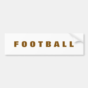 Adesivo Para Carro Vinheta-para-choques de futebol