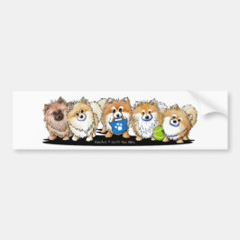 Adesivo Para Carro Vinheta para-choques de parada POM