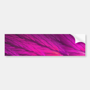 Adesivo Para Carro Vinheta para-choques Fractal de Abstrato cor-de-ro
