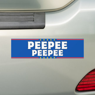 Adesivo Para Carro Vinheta para-choques PeePee PooPoo 2024