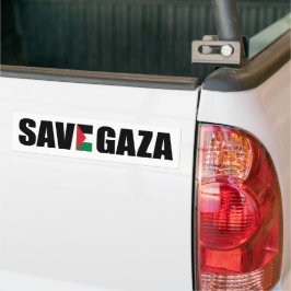 Adesivo Para Carro Vinheta para-choques SAVE GAZA