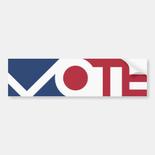 Adesivo Para Carro Vinheta para-choques VOTO