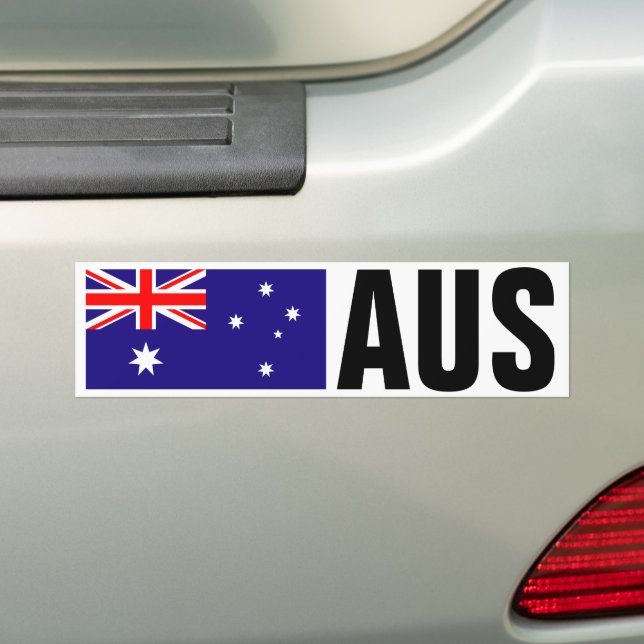 Adesivo Para Carro Vinheta-protetor de bandeira australiana com códig (No carro)