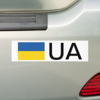 Vinheta-protetor de bandeira da Ucrânia com código