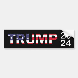 Adesivo Para Carro Vinheta TRUMP 2024